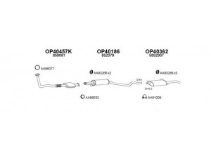 VENEPORTE 400304 išmetimo sistema 
 Išmetimo sistema -> Išmetimo sistema, visa