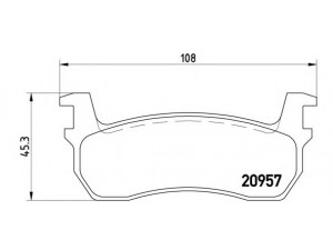 BREMBO P 56 013 stabdžių trinkelių rinkinys, diskinis stabdys 
 Techninės priežiūros dalys -> Papildomas remontas
4106001B25, 4106004B25, 4106004B26