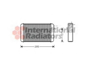 VAN WEZEL 37006116 šilumokaitis, salono šildymas 
 Šildymas / vėdinimas -> Šilumokaitis
1618044, 1618107, 1806114, 1843103