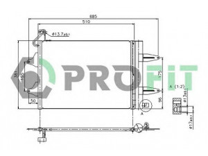 PROFIT PR 9550C1 kondensatorius, oro kondicionierius 
 Oro kondicionavimas -> Kondensatorius
6Q0820411E, 6Q0820411H, 6Q0820411