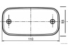 HERTH+BUSS ELPARTS 82710076 šoninis atšvaitas
