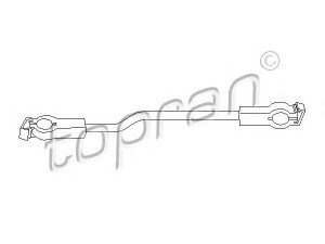 TOPRAN 102 643 selektoriaus / pavaros svirtis 
 Transmisija -> Neautomatinė pavarų dėžė -> Transmisijos valdymas
171 711 593E
