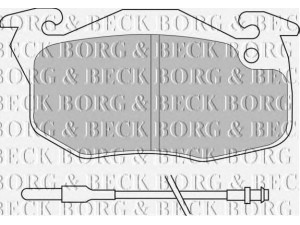 BORG & BECK BBP1532 stabdžių trinkelių rinkinys, diskinis stabdys 
 Techninės priežiūros dalys -> Papildomas remontas
425137, 425140, 425141, 425147