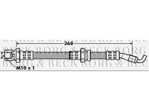 BORG & BECK BBH7401 stabdžių žarnelė 
 Stabdžių sistema -> Stabdžių žarnelės
96 404 803, 96 549 725, 96404803