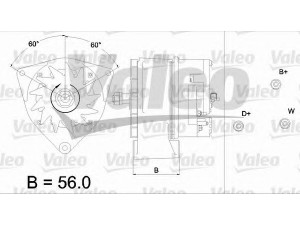 VALEO 436415 kintamosios srovės generatorius