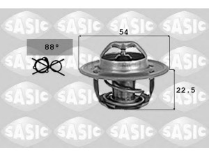 SASIC 9000727 termostatas, aušinimo skystis 
 Aušinimo sistema -> Termostatas/tarpiklis -> Thermostat
2120099B12, 2120099B13, 21200P6500