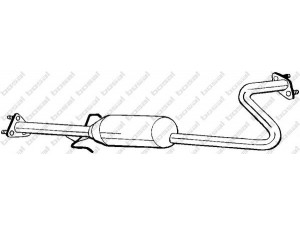 BOSAL 281-271 vidurinis duslintuvas 
 Išmetimo sistema -> Duslintuvas
18220-SE0-G01, 18220-SE0-G02, 18220-SE0-G03