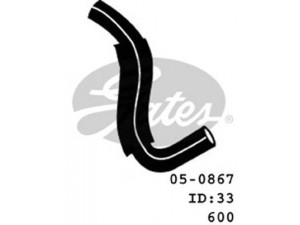 GATES 05-0867 radiatoriaus žarna
16572-71031, 1657271030, J1657271031
