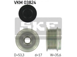 SKF VKM 03824 laisvos eigos sankaba, kint. sr. generatorius 
 Diržinė pavara -> Laisvos eigos sankaba, kint. sr. generatorius
604 150 01 60, 604 150 05 60, 48 05 492