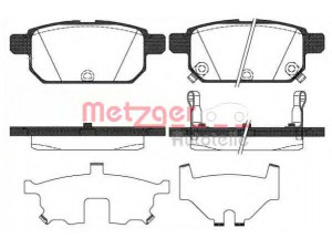 METZGER 1471.02 stabdžių trinkelių rinkinys, diskinis stabdys 
 Techninės priežiūros dalys -> Papildomas remontas
55800-68L00, 55800-68L00000