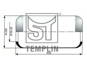 ST-TEMPLIN 04.060.6006.550 dėklas, pneumatinė pakaba
0471 6989