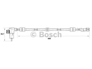 BOSCH 0 265 006 206 jutiklis, rato greitis 
 Elektros įranga -> Jutikliai
4545 49, 96 183 261, 4545 49, 96 183 261