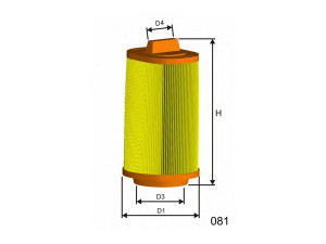 MISFAT R432 oro filtras 
 Filtrai -> Oro filtras
2710940204, A2710940204