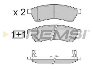 BREMSI BP3400 stabdžių trinkelių rinkinys, diskinis stabdys 
 Techninės priežiūros dalys -> Papildomas remontas
5550086Z00, 96475028, 96475028