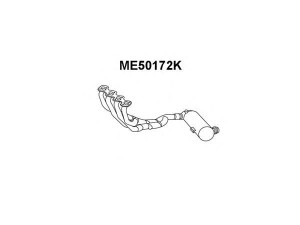 VENEPORTE ME50172K kolektoriaus katalizatorius 
 Išmetimo sistema -> Kolektorius
1684901019, 1684901719