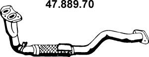 EBERSPÄCHER 47.889.70 išleidimo kolektorius 
 Išmetimo sistema -> Išmetimo vamzdžiai
17410-16710