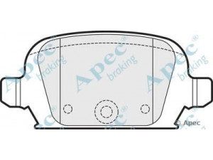 APEC braking PAD1705 stabdžių trinkelių rinkinys, diskinis stabdys 
 Techninės priežiūros dalys -> Papildomas remontas
93190218