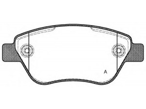 OPEN PARTS BPA0858.30 stabdžių trinkelių rinkinys, diskinis stabdys 
 Techninės priežiūros dalys -> Papildomas remontas
77364893