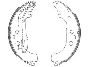 OPEN PARTS BSA2115.00 stabdžių trinkelių komplektas 
 Techninės priežiūros dalys -> Papildomas remontas
4241N8, 0077363946, 7082149, 77362756