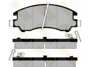 Brake ENGINEERING PA477 stabdžių trinkelių rinkinys, diskinis stabdys 
 Techninės priežiūros dalys -> Papildomas remontas
25191GA130, 25191GA560, 25191GA720