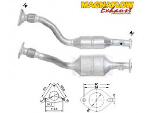 MAGNAFLOW 76311 katalizatoriaus keitiklis 
 Išmetimo sistema -> Katalizatoriaus keitiklis
7700434742