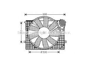 AVA QUALITY COOLING MS7505 ventiliatorius, radiatoriaus 
 Aušinimo sistema -> Oro aušinimas
2205000093