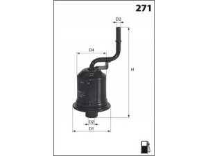MECAFILTER ELE6094 kuro filtras 
 Techninės priežiūros dalys -> Papildomas remontas
2330022040, 2330022050