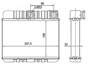 NRF 54277 šilumokaitis, salono šildymas 
 Šildymas / vėdinimas -> Šilumokaitis
64118372783, 8372783