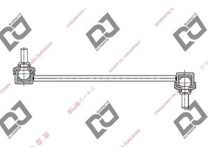 DJ PARTS DL1366 šarnyro stabilizatorius 
 Ašies montavimas/vairavimo mechanizmas/ratai -> Stabilizatorius/fiksatoriai -> Savaime išsilyginanti atrama
1004018, 1067818, 1071336, 1130273