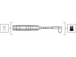 MAGNETI MARELLI 941318111282 uždegimo laido komplektas 
 Kibirkšties / kaitinamasis uždegimas -> Uždegimo laidai/jungtys
