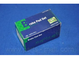 PARTS-MALL PKA-028 stabdžių trinkelių rinkinys, diskinis stabdys
581010PA00, 581010PB00, 581011GA10