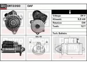 DELCO REMY DRT2260 starteris 
 Elektros įranga -> Starterio sistema -> Starteris
1667425, 1688625, 1739935, 1826121