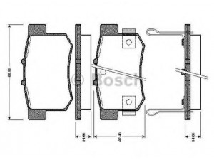 BOSCH 0 986 TB2 179 stabdžių trinkelių rinkinys, diskinis stabdys 
 Techninės priežiūros dalys -> Papildomas remontas
43022-S6D-E50, 43022-SG0-000, 43022-SG0-G00