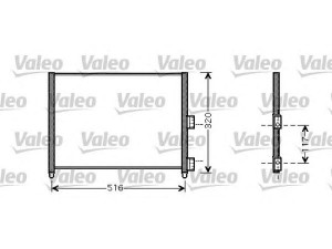 VALEO 818020 kondensatorius, oro kondicionierius 
 Oro kondicionavimas -> Kondensatorius
51708909, 51733013, 51708909