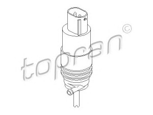 TOPRAN 501 800 vandens siurblys, priekinio stiklo plovimas 
 Priekinio stiklo valymo sistema -> Vandens siurbliukas, priekinio stiklo plovimas
6712 8 360 244, 8 360 244