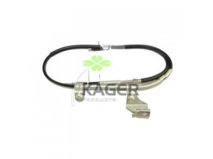 KAGER 19-1701 trosas, stovėjimo stabdys 
 Stabdžių sistema -> Valdymo svirtys/trosai
3B0609721AC, 3B0609721F
