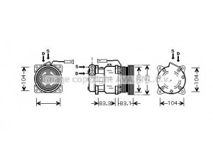 AVA QUALITY COOLING ALK093 kompresorius, oro kondicionierius 
 Oro kondicionavimas -> Kompresorius/dalys
60601092