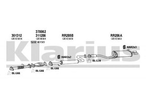 KLARIUS 120267U išmetimo sistema 
 Išmetimo sistema -> Išmetimo sistema, visa