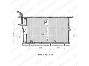 DELPHI TSP0225322 kondensatorius, oro kondicionierius 
 Oro kondicionavimas -> Kondensatorius