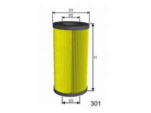 MISFAT FM229 kuro filtras
0166501008, 5166001008, MM404879