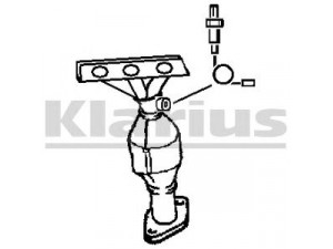KLARIUS 322463 katalizatoriaus keitiklis 
 Išmetimo sistema -> Katalizatoriaus keitiklis
LKC000230L, LKC000430