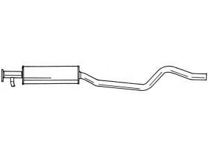 AKS DASIS SG40466 vidurinis duslintuvas