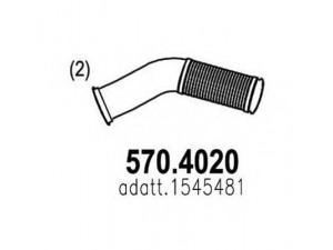 ASSO 570.4020 lanksti žarna, išmetimo sistema 
 Išmetimo sistema -> Išmetimo vamzdžiai
1545481