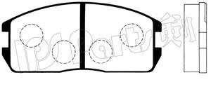 IPS Parts IBD-1524 stabdžių trinkelių rinkinys, diskinis stabdys 
 Techninės priežiūros dalys -> Papildomas remontas
MB366969, MB407460, MB534583, MB534587