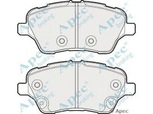 APEC braking PAD1905 stabdžių trinkelių rinkinys, diskinis stabdys 
 Techninės priežiūros dalys -> Papildomas remontas
1785193