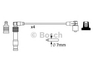 BOSCH 0 986 357 228 uždegimo laido komplektas 
 Kibirkšties / kaitinamasis uždegimas -> Uždegimo laidai/jungtys