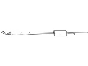 AKS DASIS SG40490 vidurinis duslintuvas