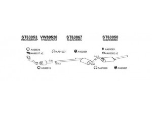 VENEPORTE 630127 išmetimo sistema 
 Išmetimo sistema -> Išmetimo sistema, visa