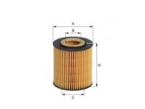 UNIFLUX FILTERS XOE120 alyvos filtras 
 Techninės priežiūros dalys -> Techninės priežiūros intervalai
11 42 7 509 208, 11 42 7 512 446