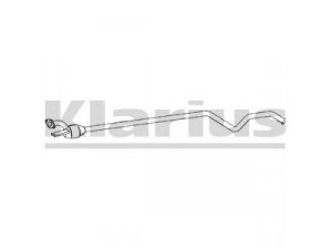 KLARIUS 311702 katalizatoriaus keitiklis 
 Išmetimo sistema -> Katalizatoriaus keitiklis
8200297285, 8200302367